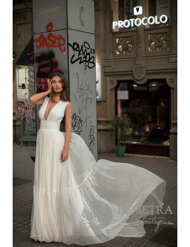 Rochie de mireasa/ cununie civila  -93866