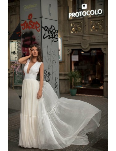 Rochie de mireasa/ cununie civila  -93866